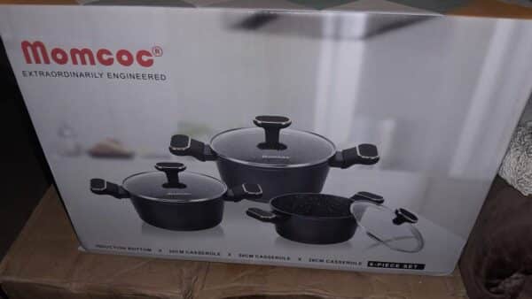 Momcoc 3-Piece Essential Cookware Set