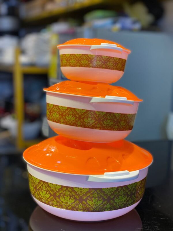 3-Piece Heritage Nesting Enamel Bowls with Lids