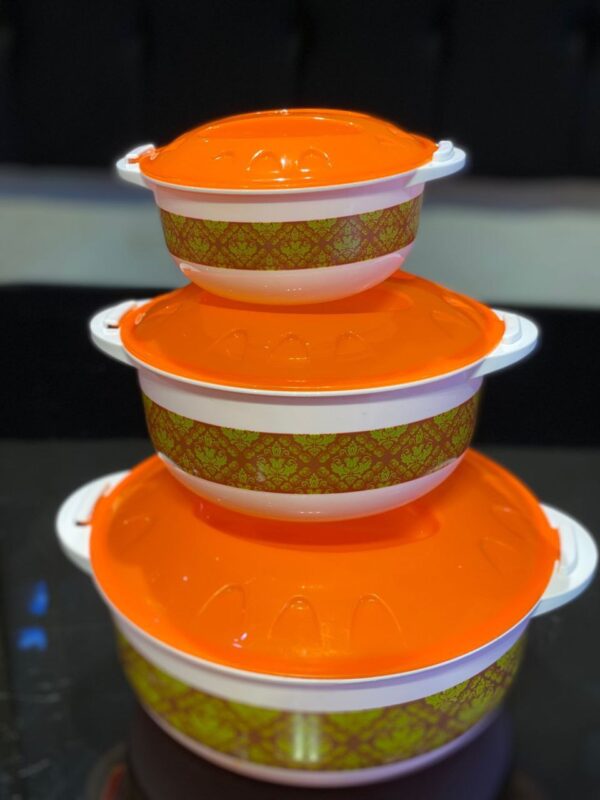 3-Piece Heritage Nesting Enamel Bowls with Lids