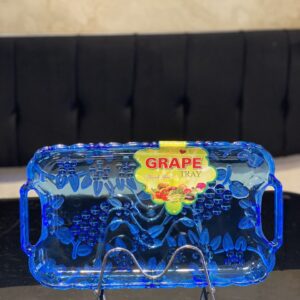 Crystal-Berry Medium Acrylic Decorative Serving Tray