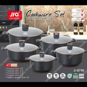 JIO 5-Piece Premium Die-Cast Cookware Set