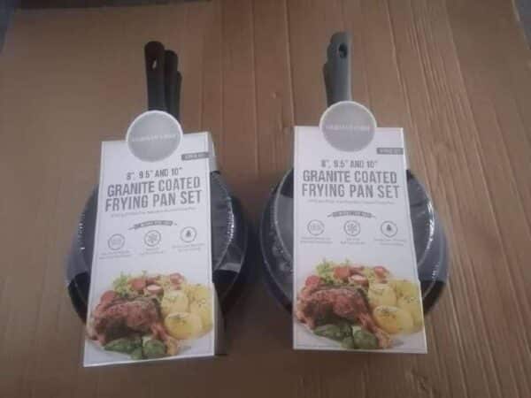 3-Piece Non-Stick Frying Pan Set