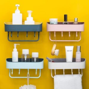 Multi-Functional Adhesive Wall Shelf