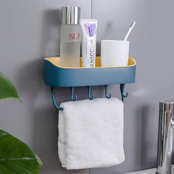 Multi-Functional Adhesive Wall Shelf