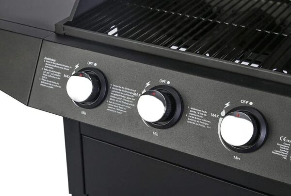 Precision Gas BBQ Grill with Side Shelves