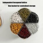 360° Rotating 6-Compartment Grain Dispenser