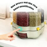 360° Rotating 6-Compartment Grain Dispenser