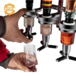 Bar Butler 6-Bottle Revolving Liquor Dispenser & Shot Station