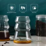 790ml Borosilicate Glass Storage Jar with Bamboo Lid