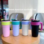 800ml Vacuum Insulated Tumbler with Handle & Straw