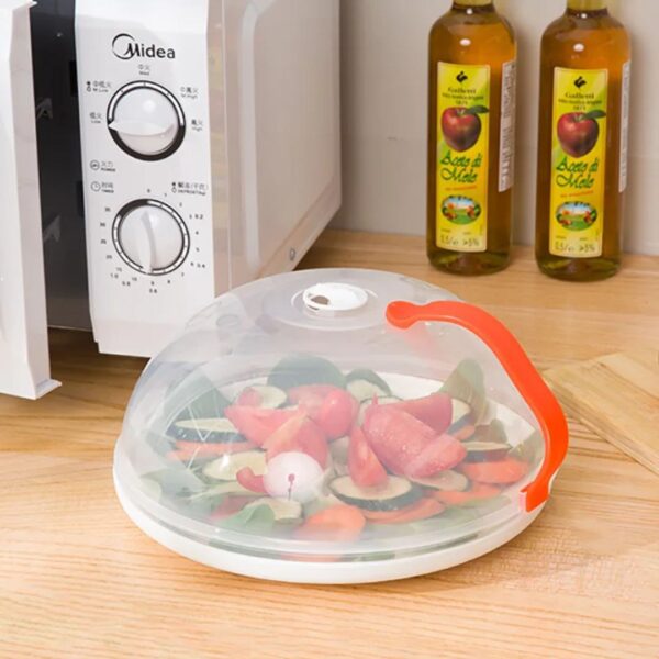 30cm Microwave Splatter Shield with Easy-Grip Handle