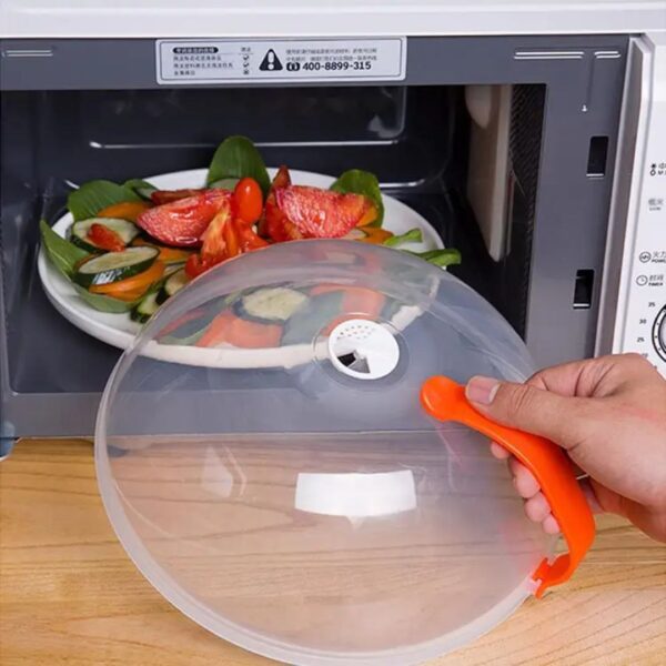 30cm Microwave Splatter Shield with Easy-Grip Handle