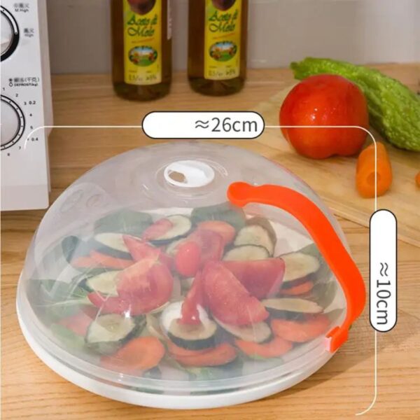30cm Microwave Splatter Shield with Easy-Grip Handle