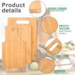 3-Piece Eco-Friendly Bamboo Cutting Board Set