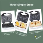 2-Slice Compact Sandwich Maker