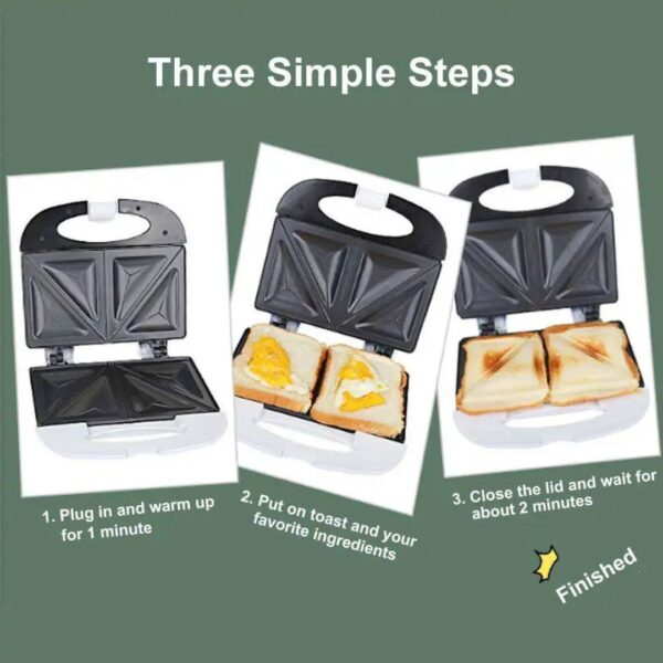 2-Slice Compact Sandwich Maker