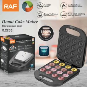 16-Hole Professional Mini Doughnut Maker (1400W)