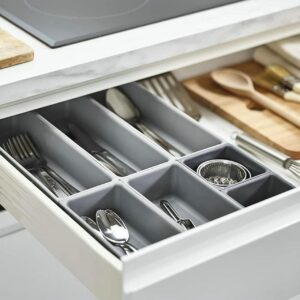 Expandable Multi-Section Drawer Organizer