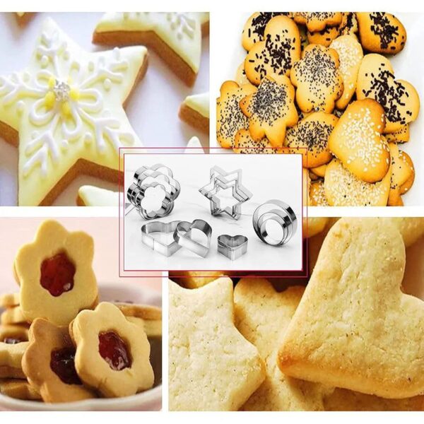 12-Piece Multi-Shape Cookie Cutter Set