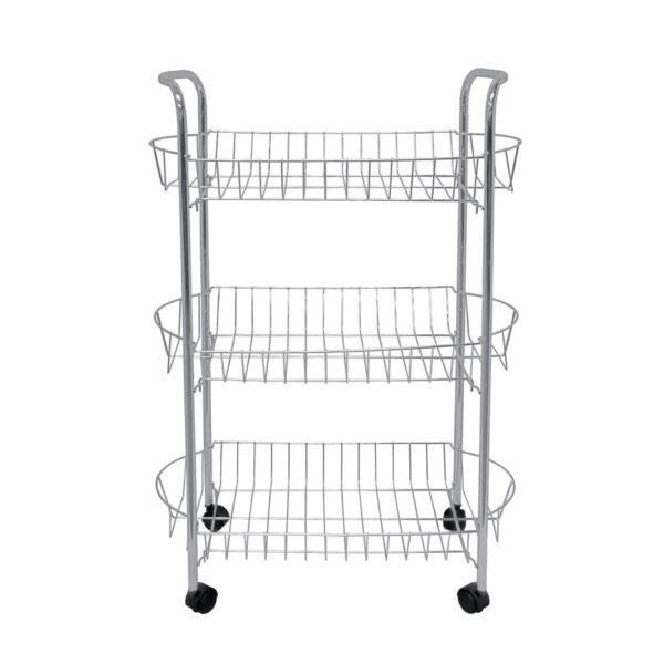 3-Tier Heavy-Duty Rolling Utility Cart