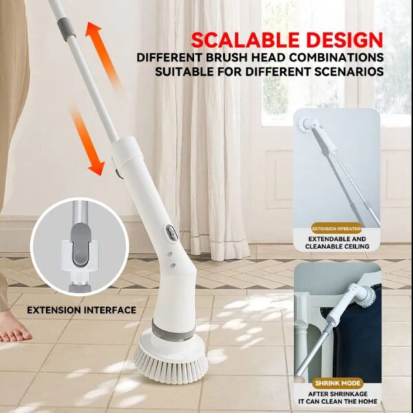 7-in-1 Cordless Electric Spin Scrubber