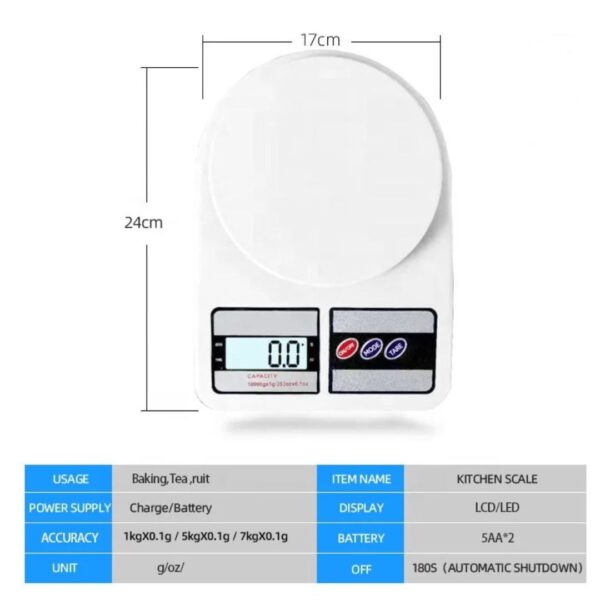 Professional Digital Electronic Kitchen Scale