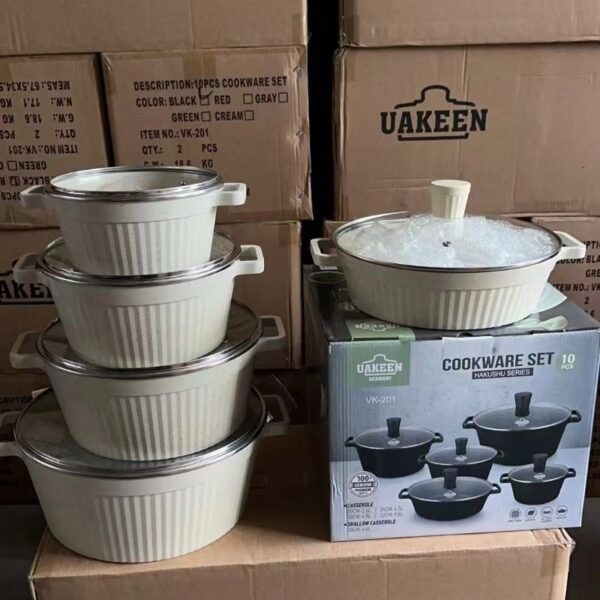 Uakeen™ Elite 5-Piece Professional Cookware Set