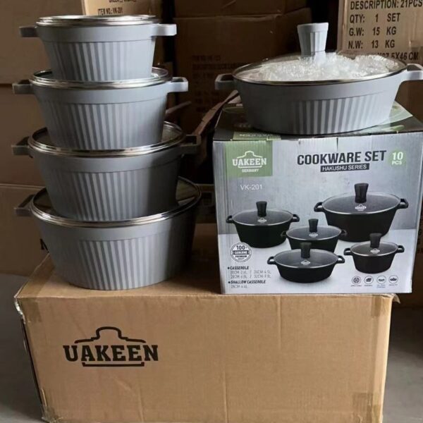 Uakeen™ Elite 5-Piece Professional Cookware Set