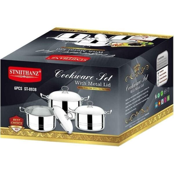 Steel-Prime Elite 3-Piece Professional Stainless Steel Set