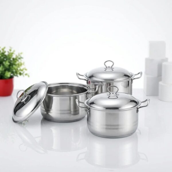 Steel-Prime Elite 3-Piece Professional Stainless Steel Set