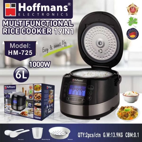 6L Elite 21-Program Multifunctional Smart Rice Cooker