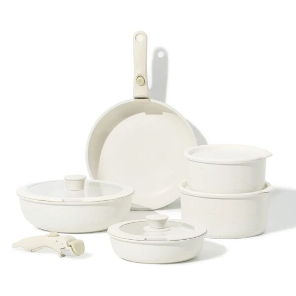 11-Piece "Space-Sync" Modular Ceramic Cookware Set