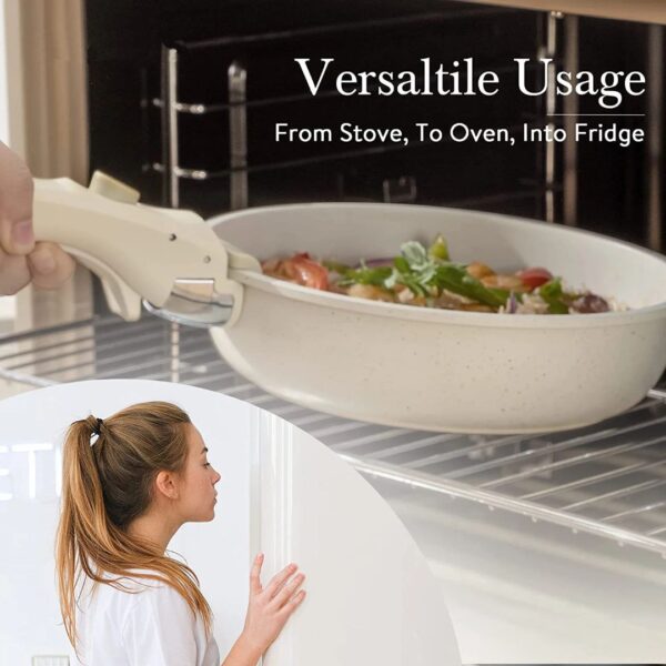 11-Piece "Space-Sync" Modular Ceramic Cookware Set