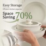 11-Piece "Space-Sync" Modular Ceramic Cookware Set