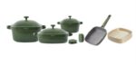Delicious Classic 10-Piece Enameled Cast-Alloy Cookware Set