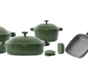 Delicious Classic 10-Piece Enameled Cast-Alloy Cookware Set
