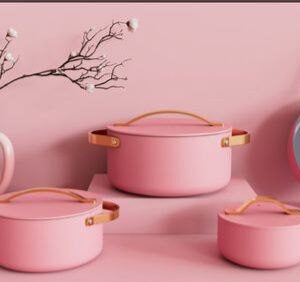 UCC LIFE 7-Piece "Press Series" Professional Luxury Cookware Set