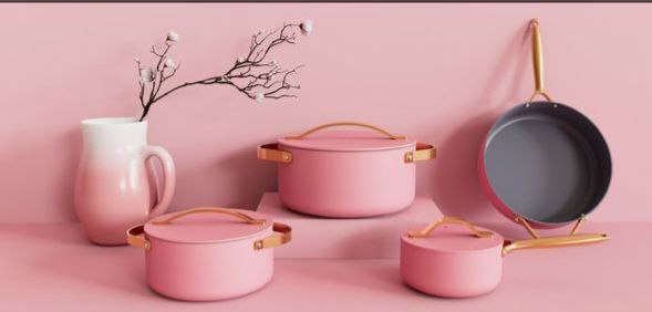 UCC LIFE 7-Piece "Press Series" Professional Luxury Cookware Set