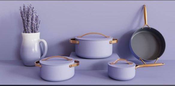 UCC LIFE 7-Piece "Press Series" Professional Luxury Cookware Set