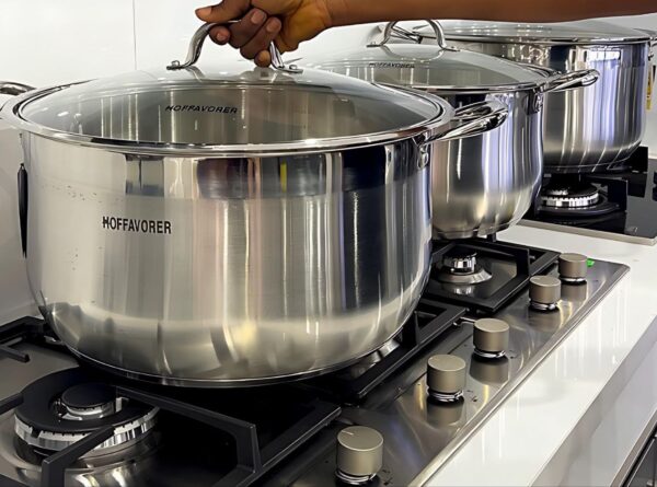 Hoffavorer 3-Piece Extra-Large "Germany Series" Stainless Steel Party Set