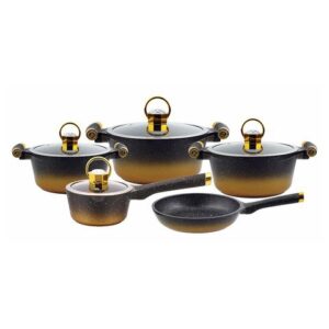 Vmigo 10-Piece Nano Granite Professional Cookware Set