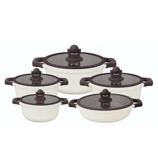 Vmigo VM-8010 Exclusive 10-Piece Professional Ceramic Cookware Set