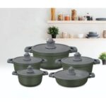 Vmigo VM-8010 Exclusive 10-Piece Professional Ceramic Cookware Set