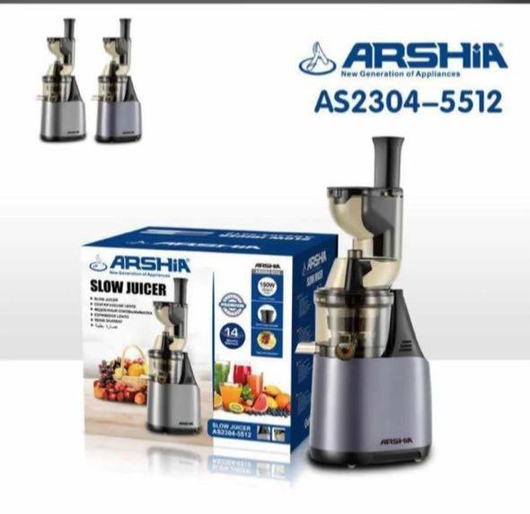 Arshia Professional 200W Cold-Press Slow Juicer