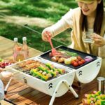 Portable Foldable Charcoal BBQ Set
