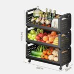 Multipurpose Rolling Storage Trolley