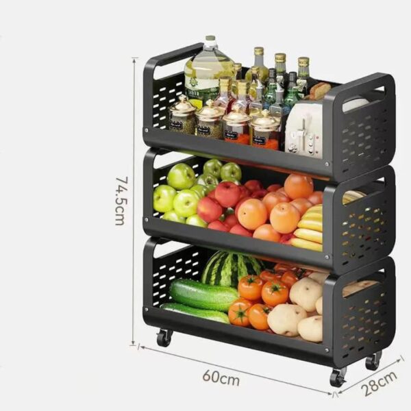 Multipurpose Rolling Storage Trolley