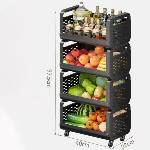 Multipurpose Rolling Storage Trolley
