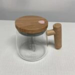 Glass Self-Stirring Mug