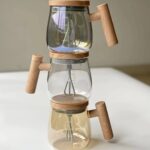 Glass Self-Stirring Mug
